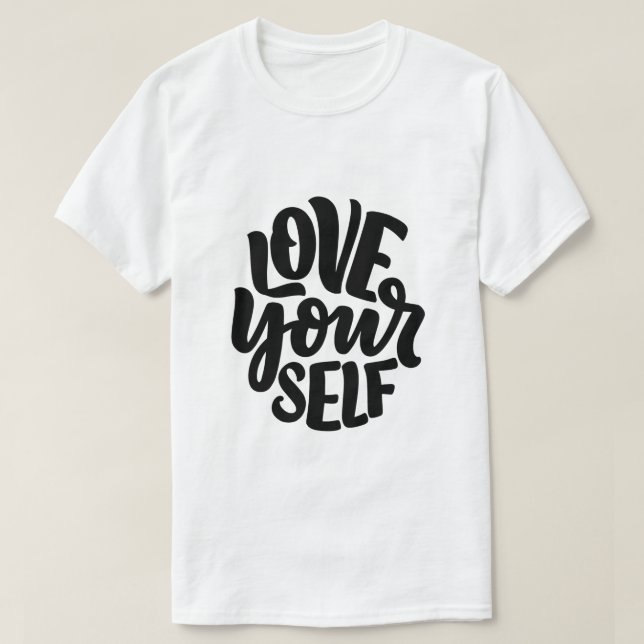Camiseta Ámate a ti mismo (Diseño del anverso)