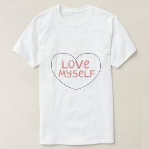 Camiseta Ámate a Ti Mismo – Tipografía de Amor Propio
