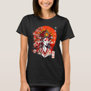 Camiseta Amaterasu Omikami Diosa del Sol Shinto Japonesa