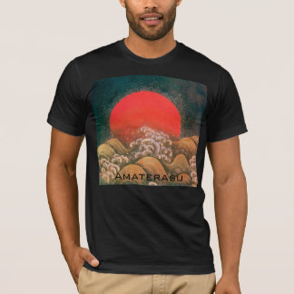 Camiseta AMATERASU, SUN GODDESS Red Black Brown