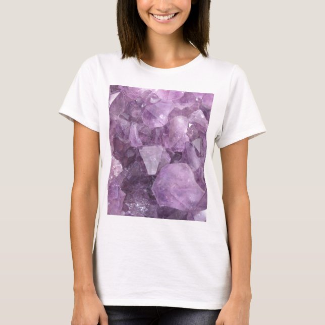 Camiseta Amatista violeta suave (Anverso)