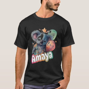 Camiseta Amaya - Adorable Nombre Chica Con Cute Koala