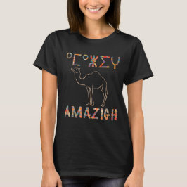 Camiseta Amazigh Kabyle Berber Tattoo símbolos tifinagh art