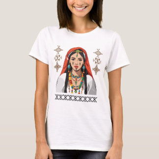 Camiseta Amazigh Kabyle Berber Tattoo símbolos tifinagh art