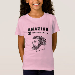 Camiseta amazigh king Massinissa Kabyle algerie Morocco