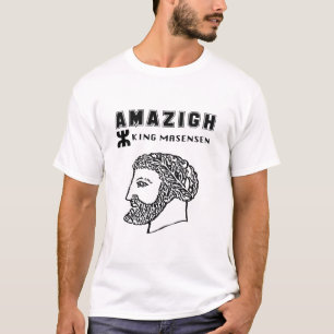 Camiseta amazigh king Massinissa Kabyle algerie Morocco