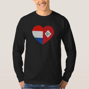 Camiseta Amazigh Rifian Holanda Corazón del Orgullo Holanda