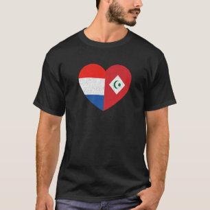 Camiseta Amazigh Rifian Holanda Corazón del Orgullo Holanda