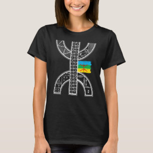 Camiseta Amazigh Yaz con motivos bereberes Imazighen y amaz