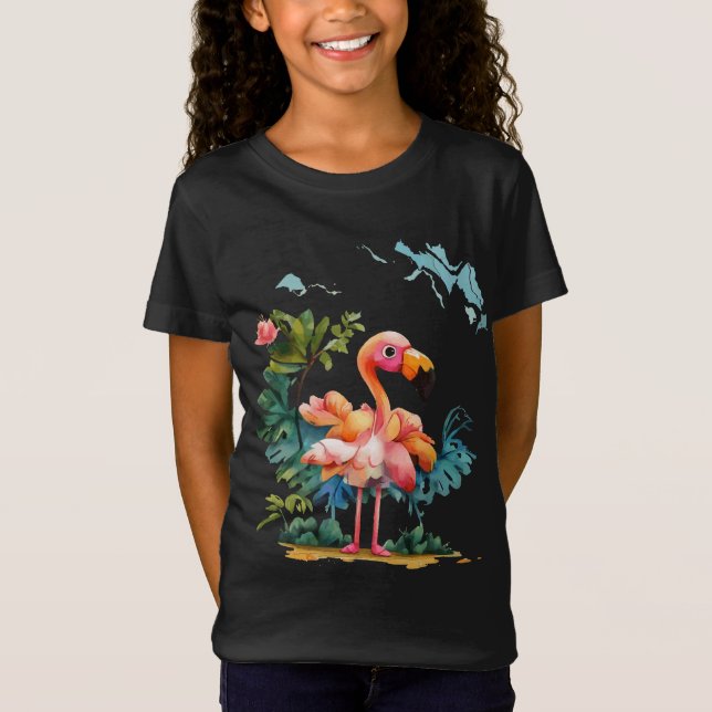 Camiseta Amazing Flamingo  (Anverso)