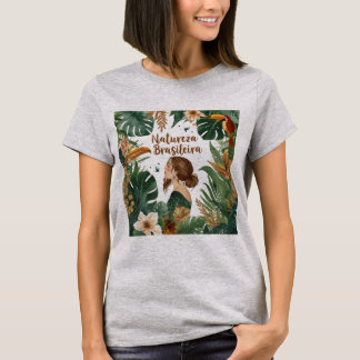 Camiseta Amazon Warrior Brazilian Nature Woman T-Shirt Bold