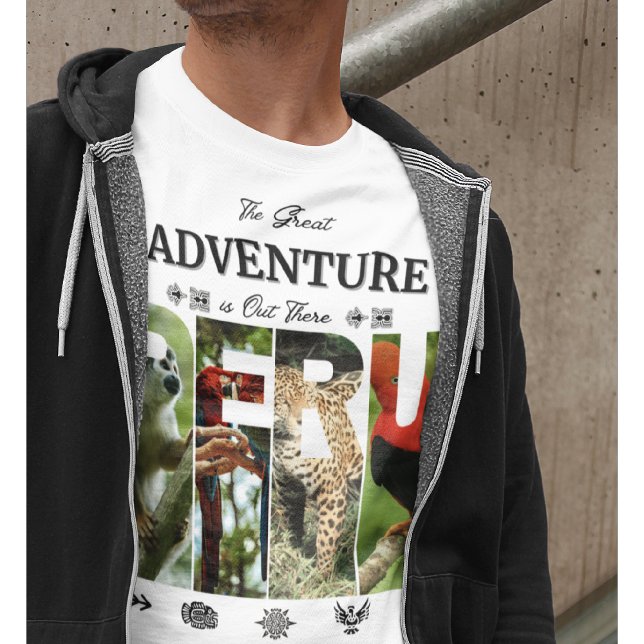 Camiseta Amazonas Perú | Jaguar, selva tropical, jungla, lo (Subido por el creador)