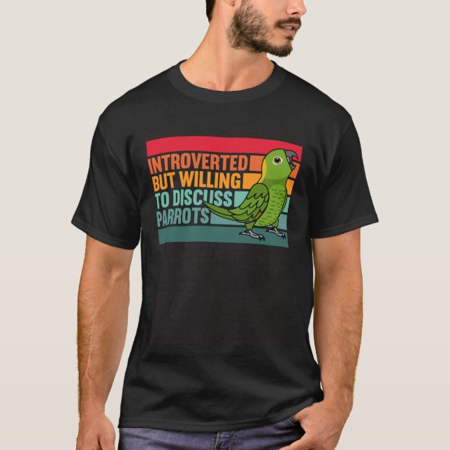 Camiseta Amazonía napada amarilla introvertida pero perdida (Anverso)