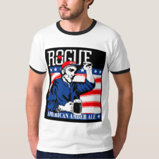 Camiseta ambarina americana de la cerveza inglesa