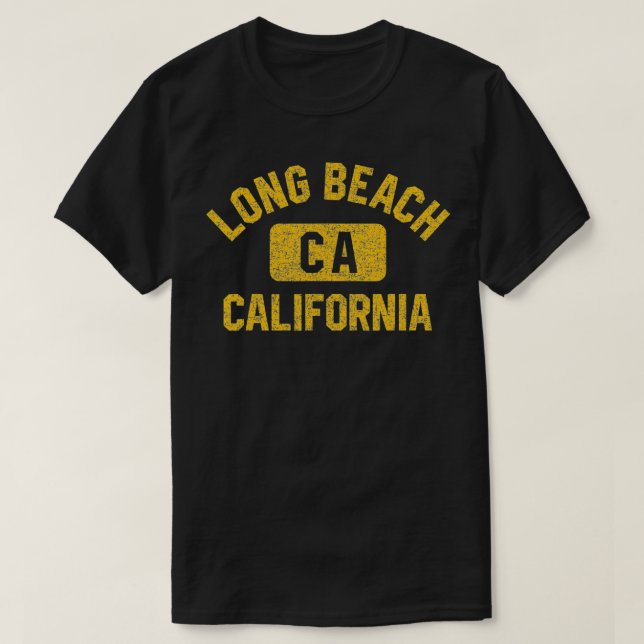 Camiseta Ambe angustiado al estilo Gimnasio de California d (Diseño del anverso)