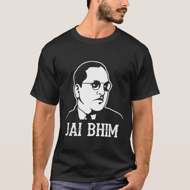 Camiseta Ambedkar Jayanthi Jai Bhim/Bheem (Anverso)