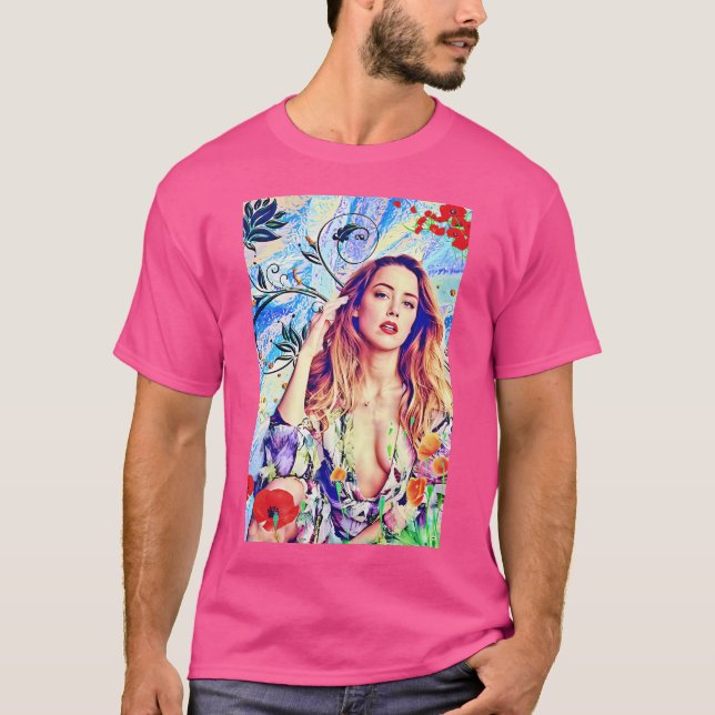 Camiseta Amber Heard (Anverso)