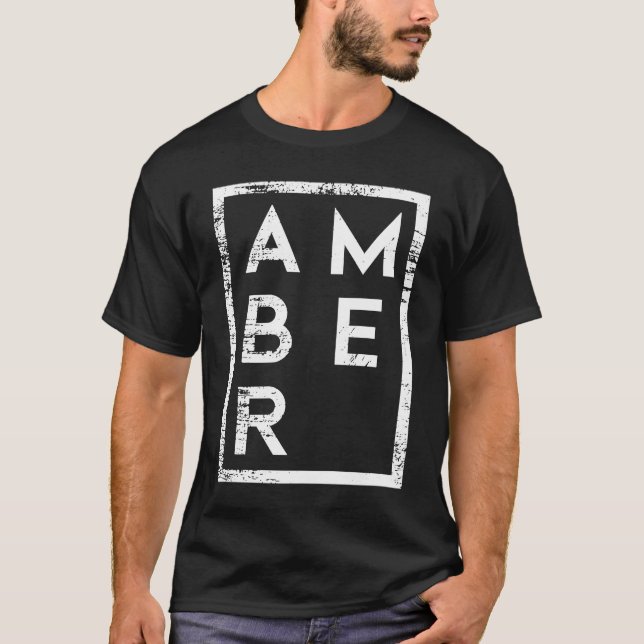 Camiseta Amber Minimalismo (Anverso)