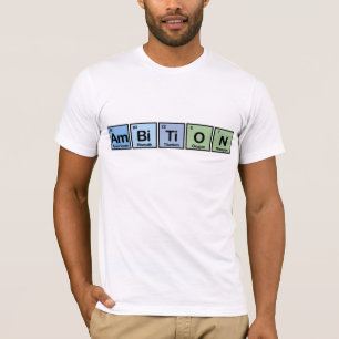 Camiseta Ambición hecha de elementos
