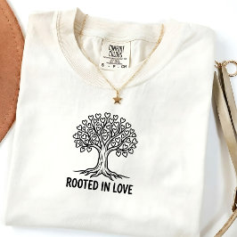 Camiseta Ambiental con Cita de Crecimiento de Árbo