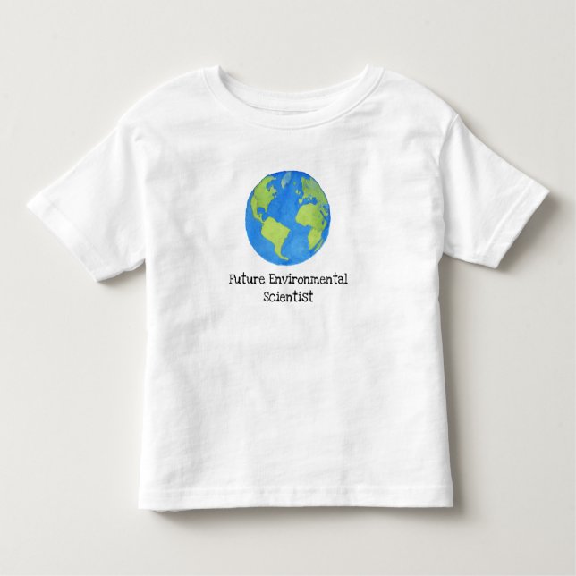 Camiseta ambiental futura del científico (Anverso)