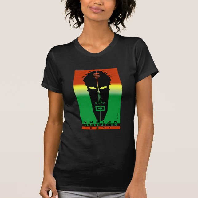 Camiseta AMBIENTE de la TRIBU de la generación de Nubian (Anverso)