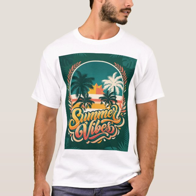 camiseta ambiente de verano (Anverso)