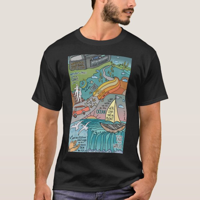 Camiseta ambiente de viaje (Anverso)