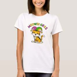 Camiseta Ambiente divertido de fiesta de Mardi Gras