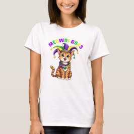 Camiseta Ambiente Divertido del Desfile de Mardi Gras