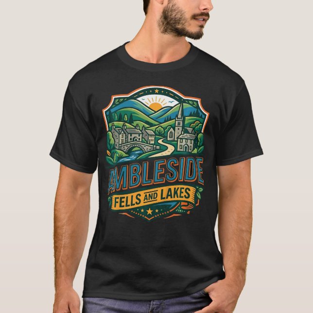 Camiseta Ambleside Distrito de los Lagos Cumbria Fells Cami (Anverso)