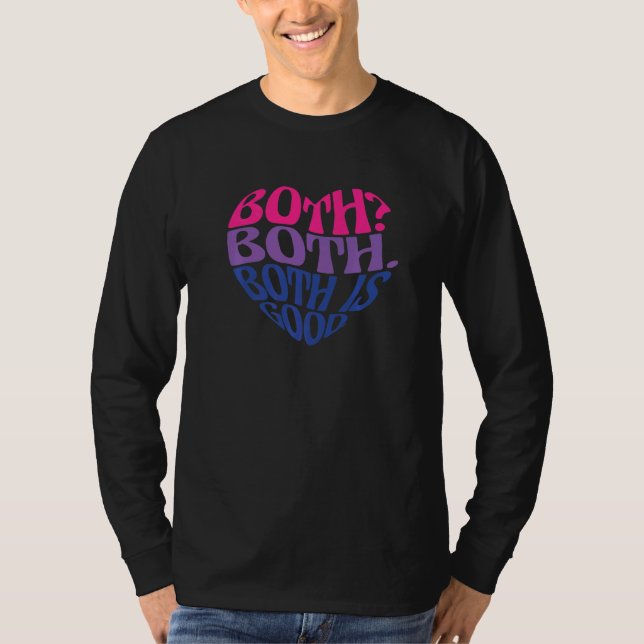 Camiseta Ambos Son Buenos Orgullo Bi Bisexual (Anverso)
