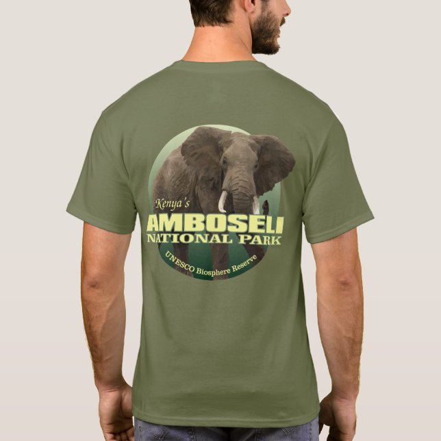 Camiseta Amboseli NP (Elefante Africano) WT (Reverso)