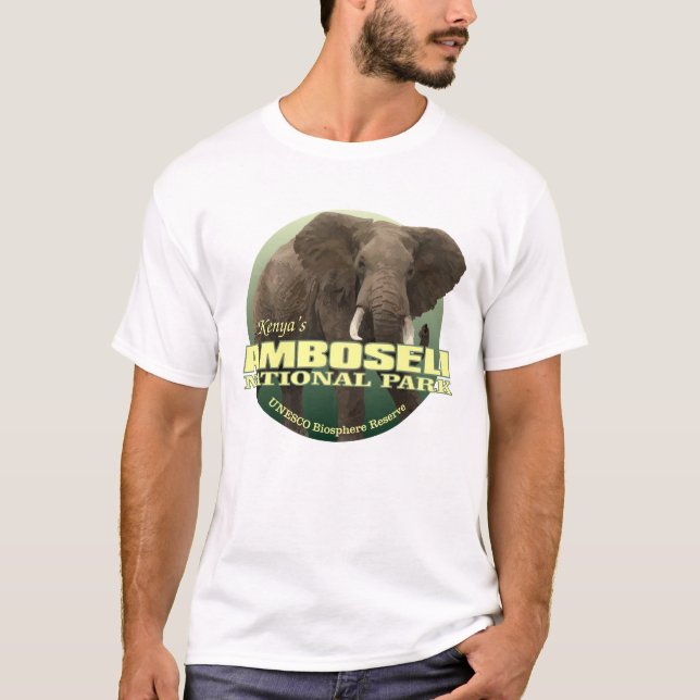 Camiseta Amboseli NP (Elefante Africano) WT (Anverso)