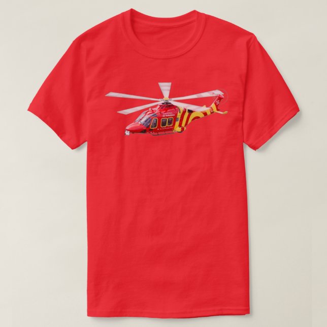 Camiseta Ambulancia de aire (Diseño del anverso)