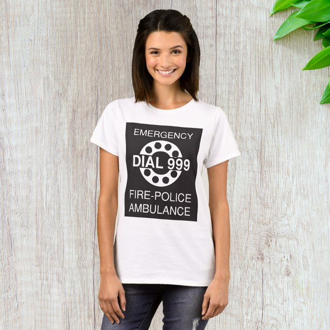 Camiseta Ambulancia de la policía contra incendios de Rótul (Subido por el creador)