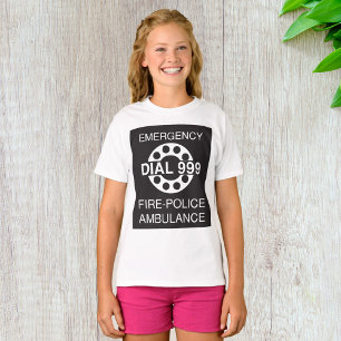 Camiseta Ambulancia de la policía contra incendios de Rótul