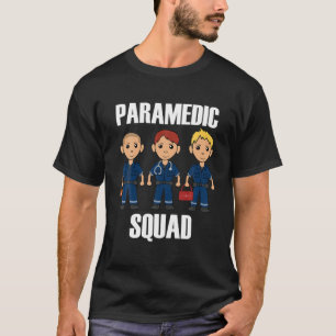 Camiseta Ambulancia de Rescate EMT de Escuadrón Paramédico