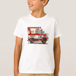 Camiseta Ambulancia del camión de la caja