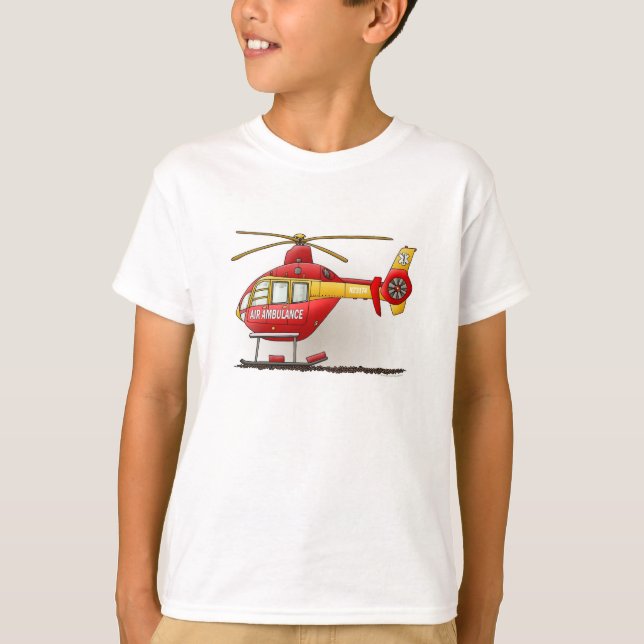 Camiseta Ambulancia del helicóptero (Anverso)