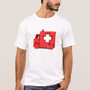 Camiseta ambulancia roja