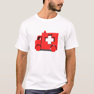 Camiseta ambulancia roja