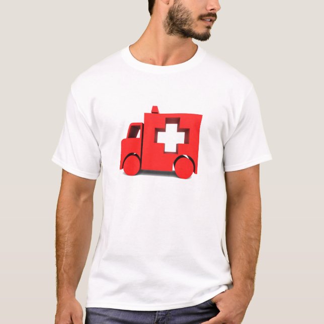 Camiseta ambulancia roja (Anverso)