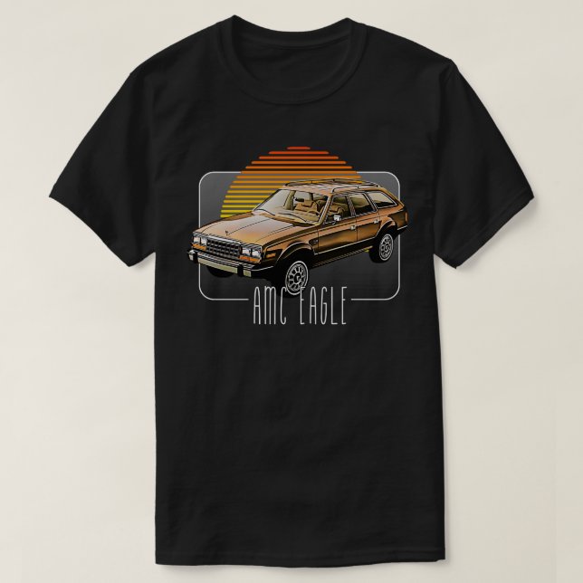 Camiseta AMC Eagle Retro Classic Lover Design 2 (Diseño del anverso)