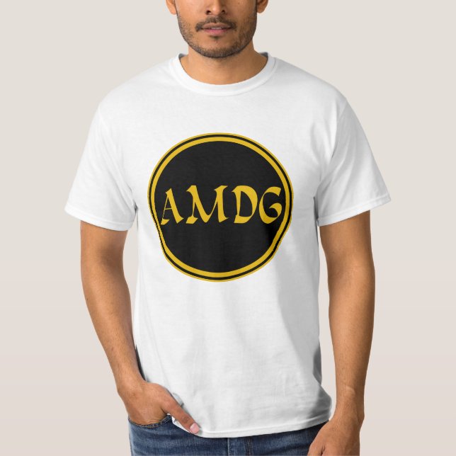 CAMISETA AMDG (Anverso)