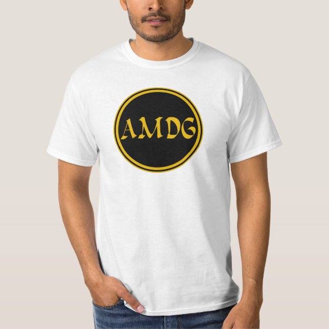 CAMISETA AMDG (Anverso)