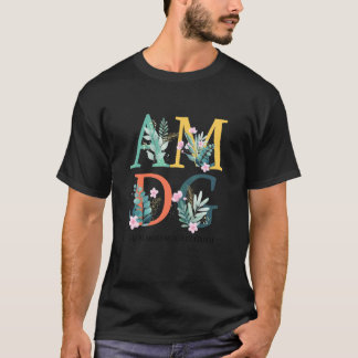 Camiseta AMDG Ad Majorem Dei Gloriam Latín Católica Mamá Mo