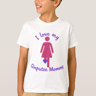 Camiseta Ame a mi mamá del amputado