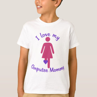 Camiseta Ame a mi mamá del amputado