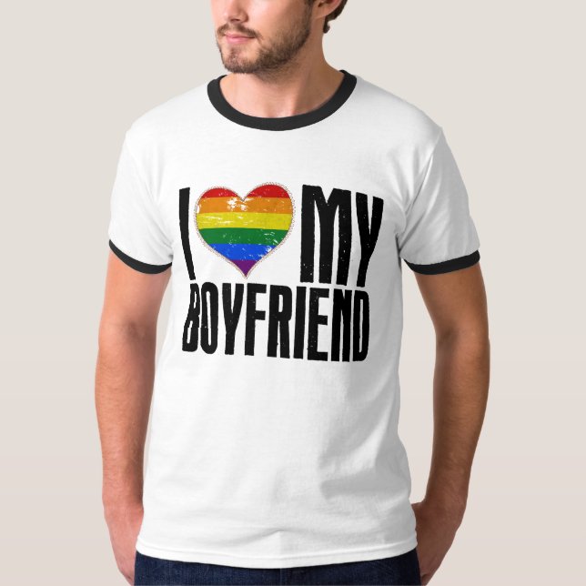 Camiseta Ame a mi novio (Anverso)